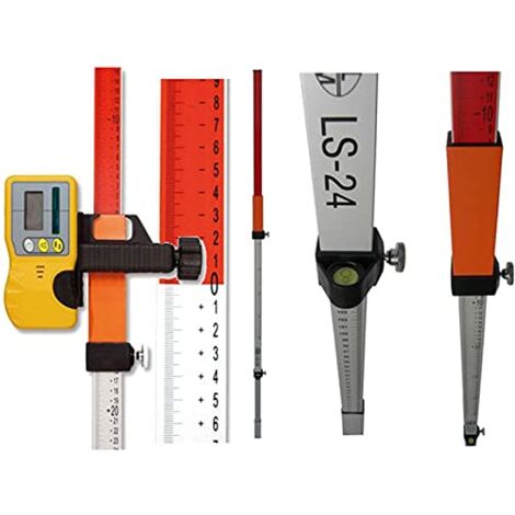 Nivel Règle laser LS-24 robuste aluminium bois 7m