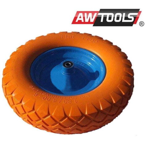 Barre de roue pneumatique en mousse AWTOOLS 400, jante métallique, roulement et axe (1/2)
