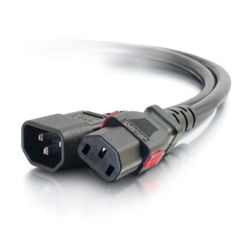 Câble Électrique IEC C13 Vers C14 10m - Prolongateur Alimentation Noir 10 Mètres 230V 10A