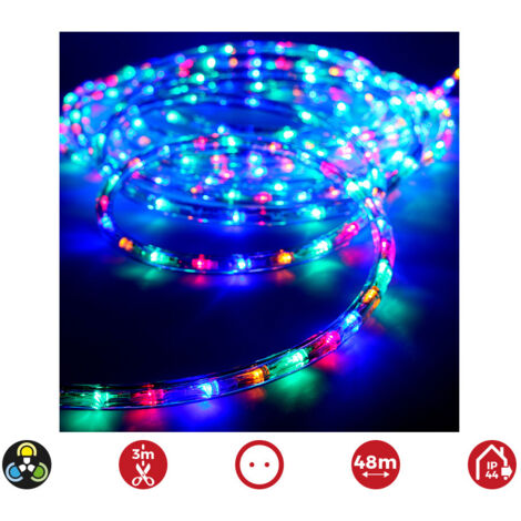 Flexiled tube led 2 way multifunctional 48m. 36 leds/m multicolour (ip44 indoor-outdoor) edm. (1/2)