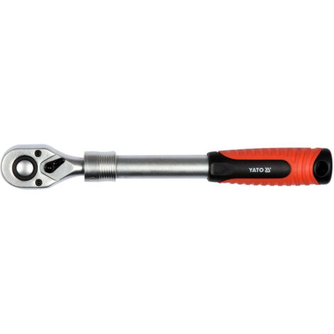 Yato YT-0297 clé à fourche de cliquet Acier au chrome vanadium 1 pièce(s) Noir, Rouge 72 (1/2)