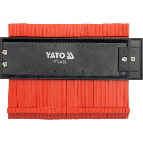 Yato YT-3735 jauge de radio Jauge de profil orange, noir
