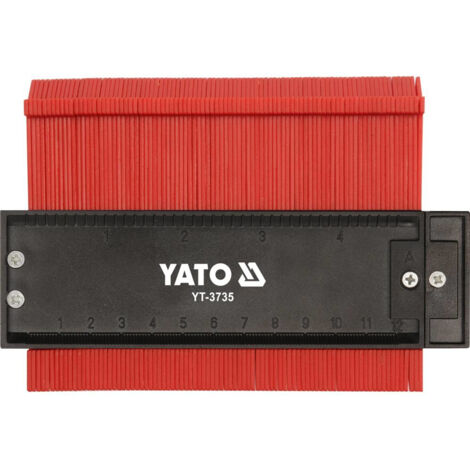 Yato YT-3735 jauge de radio Jauge de profil orange, noir