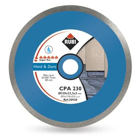30929 DISQUE DE DIAMANT RUBI 30929 DISQUE DE DIAMANT CPA 250 SUPERPRO