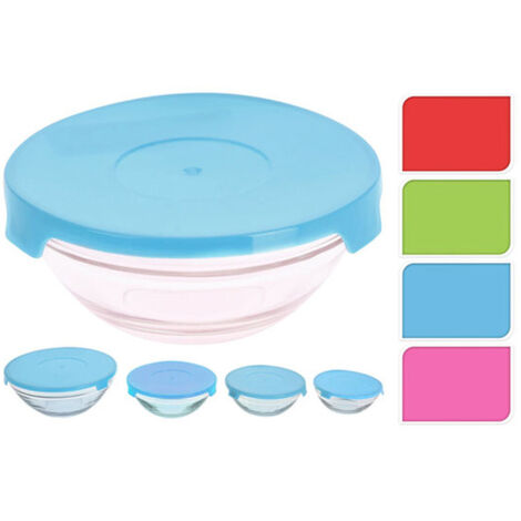 Set5 boîtes à lunch ofglass bowlassorted colours (1/3)