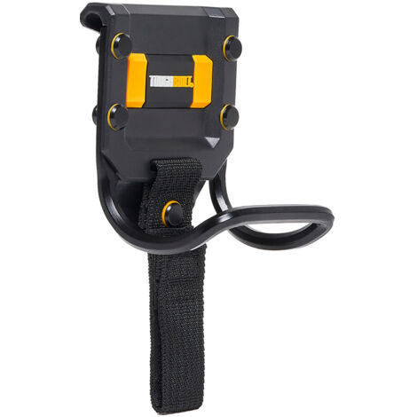 Porte-marteau en acier et ABS renforcé – Clip de fixation pour ceinture – Sangle de maintien pour cordon d'alimentation – Usage professionnel – Toughbuilt - tb-52