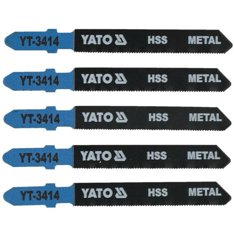 Yato YT-3414 lame de scie sauteuse de, de scie à chantourner de et de scie à guichet 5 pièce(s) (1/2)