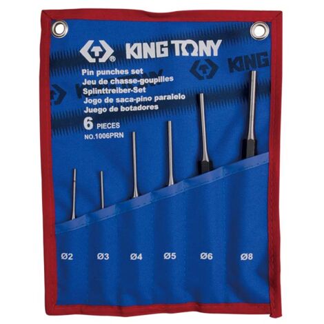 King tony zestaw wybijaków igłowych 6 cz. 2 - - 8mm