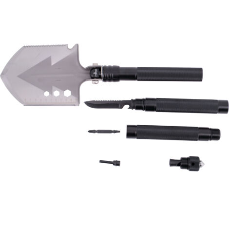 Pelle De Survie Tactique Martinez Albainox – Acier Inoxydable Et Manche Alu – Série Premium