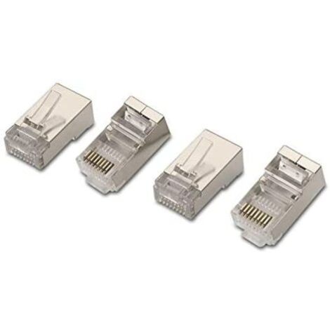 AISENS A139-0298 Connecteur RJ-45 Acier inoxydable, transparent (1/2)