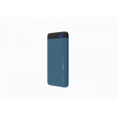 Cygnett ChargeUp Pro 6000 mAh 15W USB-C Powerbank - Teal (1/2)