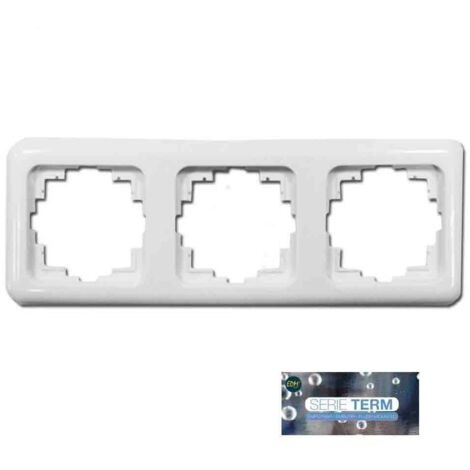 EDM 65322 Frame Three Recessed Elements Term Series, Multicolor, One Size, 30 (1/3)