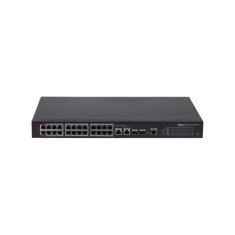 Dahua Technology PoE DH-PFS4226-24ET-360-V3 managed L2 Gigabit Ethernet (10/100/1000) switch Power over Ethernet (PoE) Black (1/3)