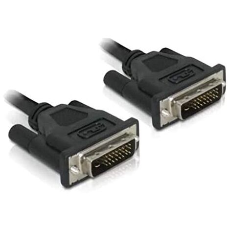 DeLOCK DVI 24+1 Cable 0.5m male/male cable DVI 0.5m DVI-D Black (1/2)