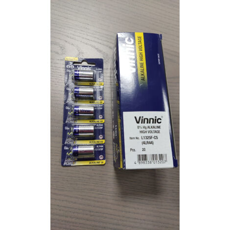 4lr44 Pile alcaline 6vdc 0%hg (blister De 5 piles) Vinnic 4lr44/bl5 (1/3)