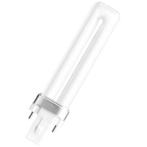 Osram – Tube fluorescent G23 11W blanc chaud – Culot G23 – 900lm – Lampe néon pour hotte Roblin – DULUX S 11 W/840