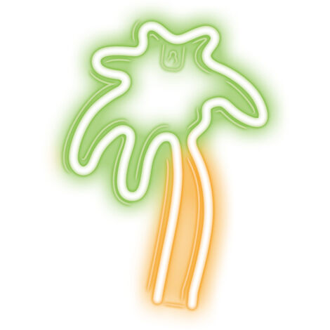 Lampe néon LED de avec lumière USB LED pour la maison, veilleuse, couleur verte et orange (1/5)