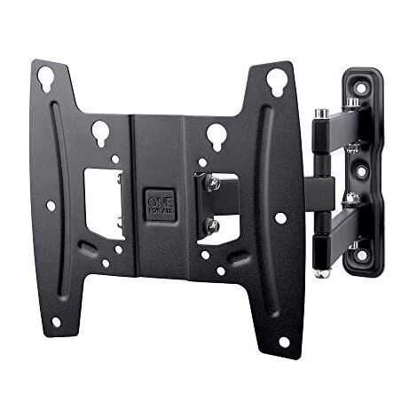 One For All WM4251, Support mural pour TV de 19 à 42" Pivotant 180° Poids max. 30kg, Pour tous types de TV LED, LCD, Plasma, noir (1/5)