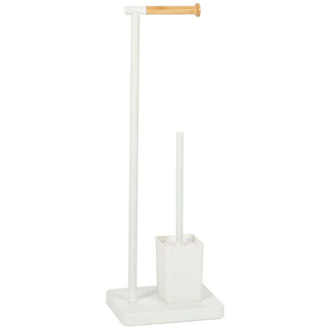 PORTE-ROULEAU DE PAPIER TOILETTE ET PORTE-BROSSE EST DEBOUT (1/2)