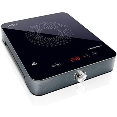 Haeger HP-IND.002A hobs Black, Grey Table de cuisson à induction 1 zone(s) (1/4)