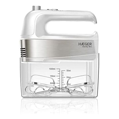Haeger BL-3HW.015A blender Mixeur plongeant 300 W acier inoxydable, White (1/5)