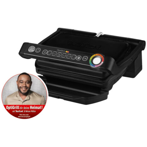 Tefal OptiGrill GC7058 grill électrique noir 600 cm² (1/5)
