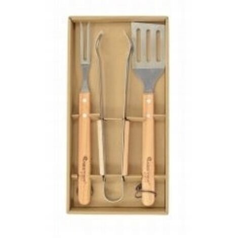 Ensemble d'accessoires et ustensiles de grillades en acier 3 pièces (1/3)