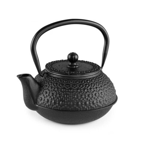 Théière Fonte 500ml Avec Filtre Inox - Poignée Pliable Et Design Oriental | Compatible Plaques Cuisson