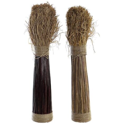 Bouquet dkd home decor 27 x 27 x 27 x 72 cm 27 x 27 x 27 x 67 cm naturel (2 pièces)