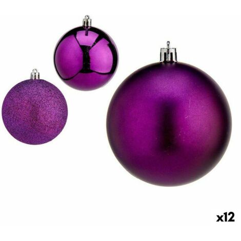 Petites Boules De Noel De Differentes Couleurs Pack De 12