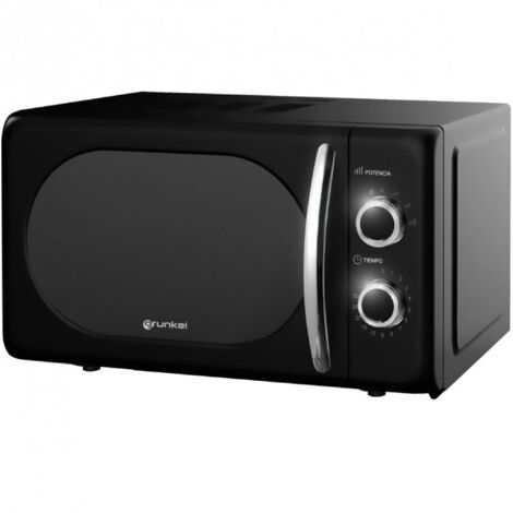 Four Micro-ondes Grunkel 25 Litres Avec Gril 1000W - 800W, 5 Niveaux Puissance, Décongélation