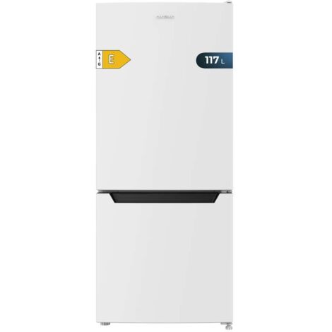 Cecotec – Réfrigérateur combiné 117L blanc – Dégivrage No Frost – Classe E – Congélation rapide – Dimensions 47x49x114 cm (1/5)