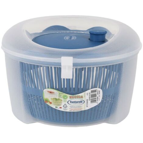 Essoreuse à salade tontarelli rucola plastique transparent 24.5 x 16 x 24.5 cm (6 pièces)