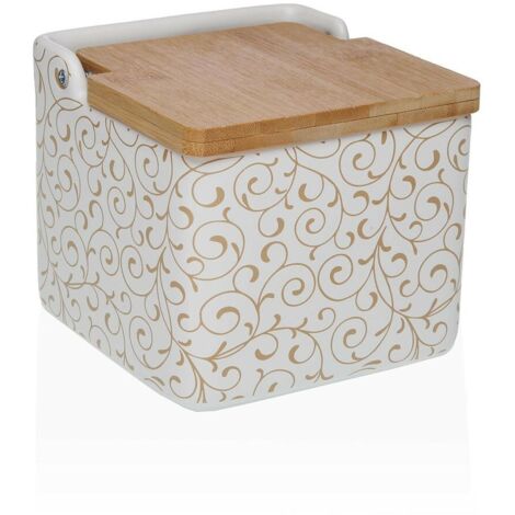 Huilier Versa En PVC Et Céramique – Design Olive, Dimensions 6x12,5x9,5 Cm, Pour Huile Et Vinaigre - 6