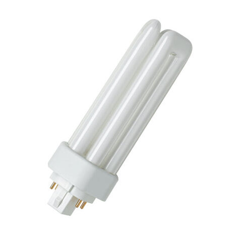 Osram – Ampoule fluocompacte 26W GX24q-3 – Lumière blanche froide 4000K – Classe énergétique A – Longueur 131 mm – Économie d'énergie (1/8)
