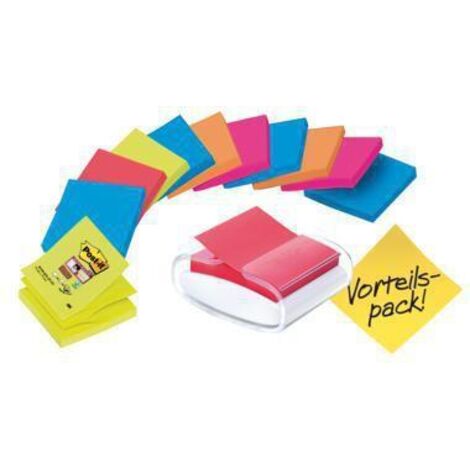 Post-It Pro-Z Note - Distributeur de notes, with 1 paquet of notes, blanc/transparent colour (1/4)