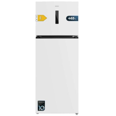 Cecotec Combi No Frost Refrigerator Bolero CoolMarket 2D 465 NF White E. Réfrigérateur white of 2 portes, 465L, Inverter Motor, No Frost et classe énergétique E. (1/5)