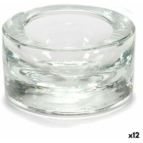 Bougeoir Cylindrique En Verre Sans Fond 10 X 10 Cm - Coupe-Vent Pour Décoration Intérieure Élégante
