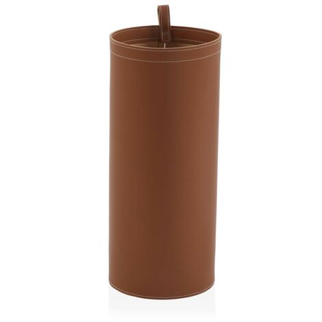 Porte-parapluie Versa En Bois MDF Marron - Design Décontracté, Dimensions 15x18x51 Cm