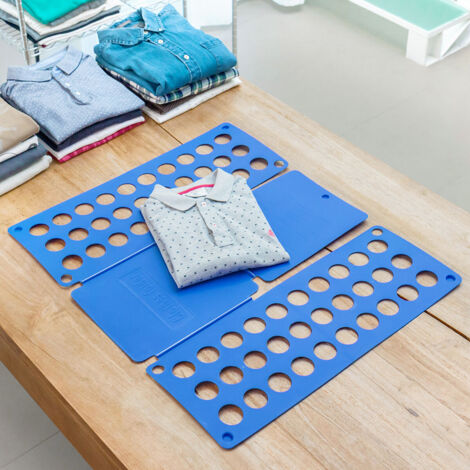 InnovaGoods Chemise à vêtements, polypropylène, bleu, 24x59x3 cm