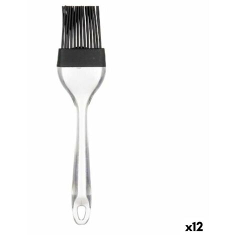 Brosse De Cuisine En Bois Et Silicone Gris | Dimensions 1.5 X 22 X 4.7 Cm | Pour Pâtisserie Et Cuisine