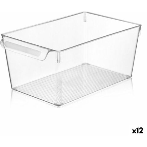 Stefanplast Visualbox Boîte De Rangement Polyvalente 36,5 X 25,5 X 14 Cm - 10 Litres
