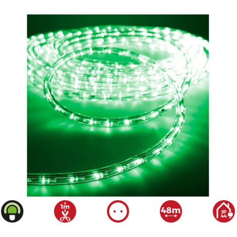Tube LED EDM 72715 flexiLED Vert 1.4 W x 1 m 48 m 2 voies - Marque : EDM Produit - EAN : 8425998727159 (1/2)