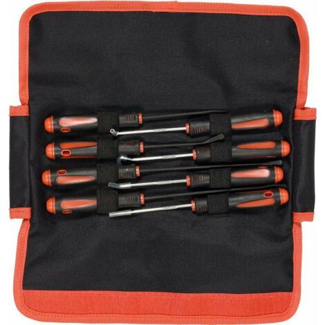 Yato YT-14431 – Lot De 8 Douilles Longues 1/4" CrV 50BV30 – 5.5 à 13 Mm – Qualité Pro