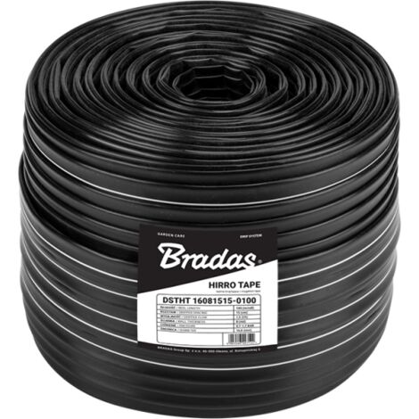 Bande goutte-à-goutte noire 500 mètres – Débit 1,5 l/h à 1 bar – Diamètre 16 mm – Pour arrosage précis en serre