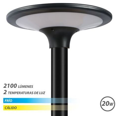 Elbat led street lamp solar 20w 2100lm 3000k/6000k - colour black (1/3)