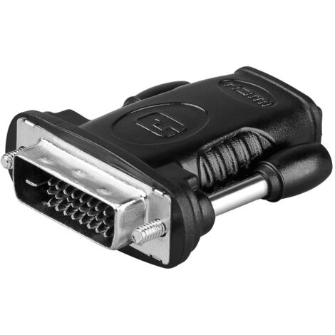 Adaptateur HDMI™/DVI-D, Connecteur DVI-D Dual-Link (24+1 broches)  Prise femelle standard HDMI™ (type A). (1/3)