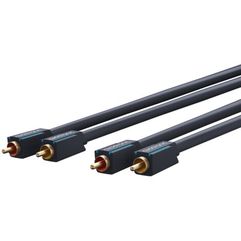 Câble RCA, Stéréo, Câble Premium 2x RCA mâle 2x RCA mâle 2,0 m Conducteur interne OFC. Longueur de câble 2 m (1/5)