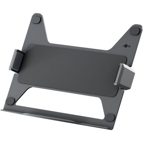 Plateau Deluxe pour Ordinateur Portable pour Support d'Écran, noir, pour ordinateurs portables de 11,6 à 17,3 pouces (29 - 44 cm), max. 9 kg, pour le montage sur un support d'écran. (1/5)