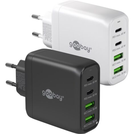 Chargeur Mural Multiport 120W - 4 Ports USB - Charge Rapide - Pour Voyage, Maison, Bureau